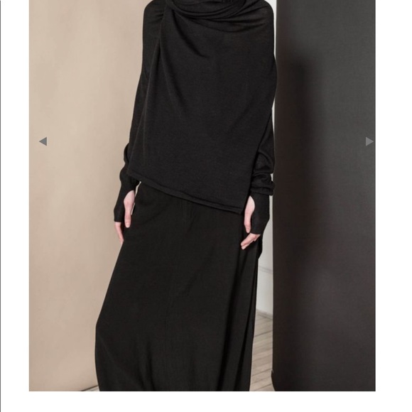 Nicholas K Serius brown poncho cape asymmetrical - Picture 7 of 12